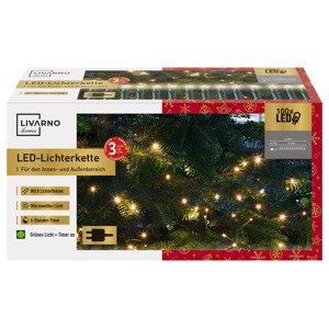 Livarno home Světelný LED řetěz, 100 LED (teplá bílá)