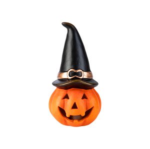 Livarno home Halloweenská LED dekorace (dýně s kloboukem)