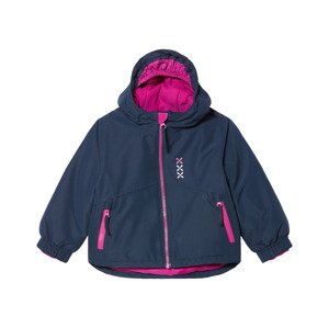 lupilu® Dívčí lyžařská bunda (110/116, navy modrá / růžová)