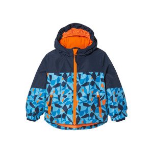lupilu® Chlapecká lyžařská bunda (98/104, vzor / navy modrá / oranžová / modrá)