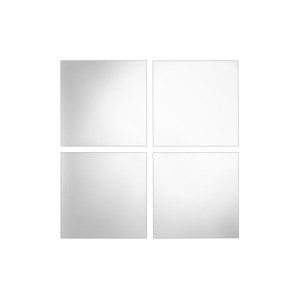 Livarno home Sada zrcadlových dlaždic, 4dílná / 6dílná (čtvercová, 30 x 30 cm, 4dílná sada)