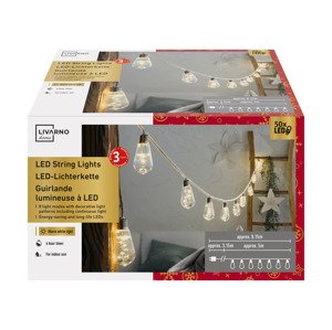 Livarno home Světelný LED řetěz / LED svítidlo ve tvaru pampelišky / Závěsné LED svítidlo (Led řetěz 2)