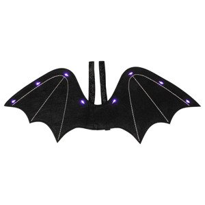 Dětské doplňky na Halloween s LED (netopýr, univerzální velikost)
