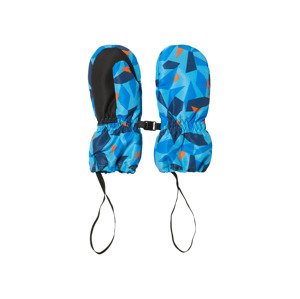 lupilu® Dětské rukavice (2 (2-4 let), vzor modrá / oranžová)