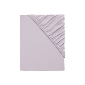 Emma Žerzejové napínací prostěradlo, 180–200 x 200 cm (světle růžová)