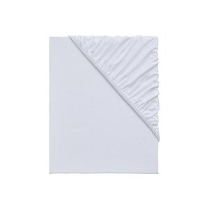 Emma Žerzejové napínací prostěradlo, 140–160 x 200 cm (bílá)