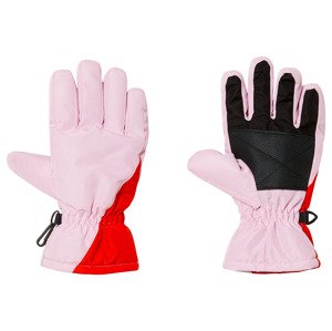 pepperts!® Dětské zimní rukavice (5 (8-10 let), růžová/červená)
