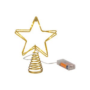 Livarno home LED špička na vánoční stromek (zlatá)