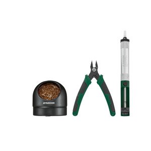 Parkside® Příslušenství k pájecí stanici (odpájecí pumpa/boční štípací kleště)