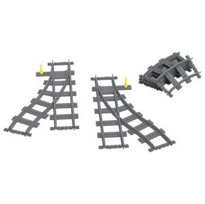 Playtive Clippys Sada kolejnic / výhybek (sada výhybek)