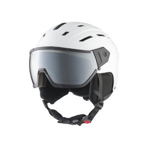 Crivit Dámská / Pánská lyžařská a snowboardová helma s fotochromatickým zorníkem (bílá, M/L)