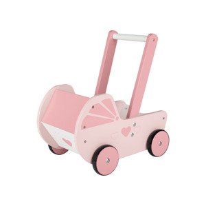 Playtive Dřevěná kolébka / Dřevěný kočárek pro panenky (kočárek pro panenky)