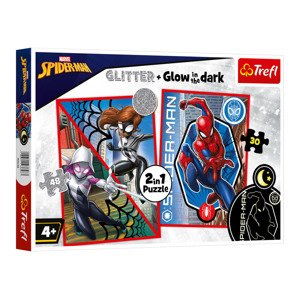 Trefl Puzzle 2 v 1 Glow in the dark (Spiderman)