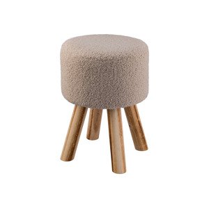 Livarno home Stolička s kožešinou (Teddy pohled)