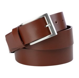 Livergy® Pánský kožený pásek (135, hnědá)