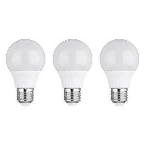 Livarno home LED žárovky (4,2 W E27 hruška, 3 kusy, mléčný)