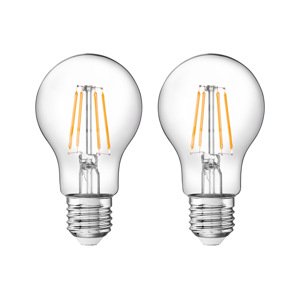 Livarno home Filamentová LED žárovka (Koule E27 4,2W, sada 2 ks)