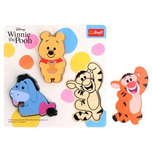 Trefl Dřevěné puzzle pro nejmenší (Přátelé - Medvídek Pú)