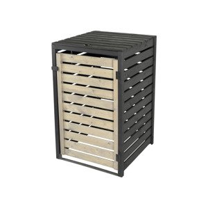 dobar Přístřešek na popelnici, 120 l (černá/šedá)