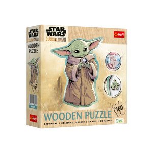Trefl Dřevěné puzzle, 50 / 160 dílků (Star Wars Mandalorian)