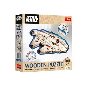 Trefl Dřevěné puzzle, 50 / 160 dílků (Star Wars Mandalorian)