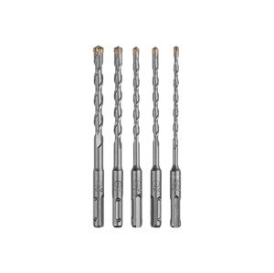 Parkside Performance® Sada SDS vrtáků pro vrtací kladiva / SDS plochý sekáč (vrták Psbsp 5 A1, 5 kusů)