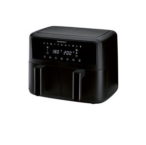 Silvercrest® Kitchen Tools Dvouzónová horkovzdušná fritéza Shlfd 2600 B1, 8,7L, 2 600 W