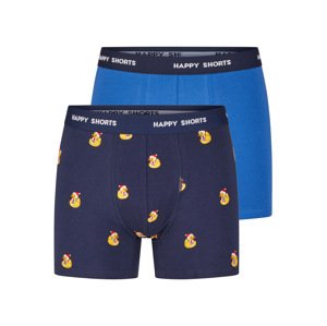 Happy Shorts Pánské vánoční boxerky, 2 kusy (kachna, M)