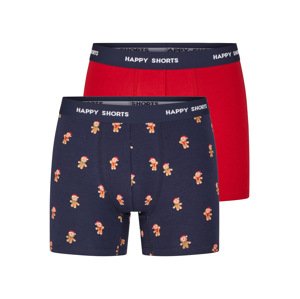 Happy Shorts Pánské vánoční boxerky, 2 kusy (perníček, XL)