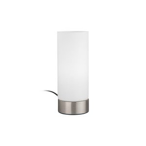 Livarno home Stolní lampa (výška 255 mm, sklo/bílá)
