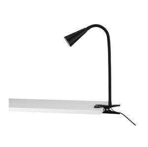 Livarno home Stolní LED lampa Freya (lampa se svorkou, černá)