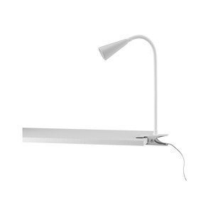 Livarno home Stolní LED lampa Freya (lampa se svorkou, bílá)