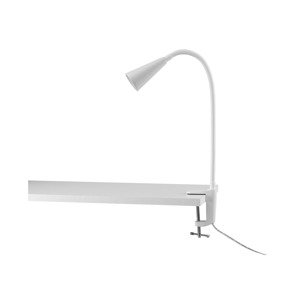 Livarno home Stolní LED lampa Freya (lampa s upnutím, bílá)