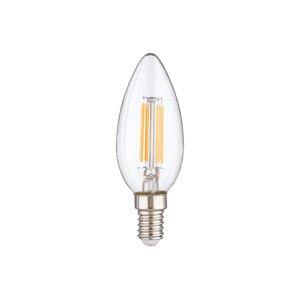 Livarno home Filamentová LED žárovka (svíčka E14)