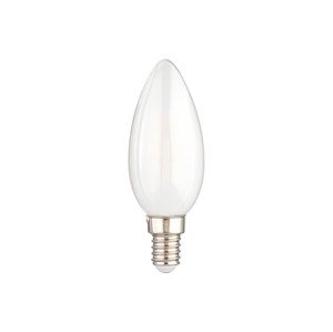 Livarno home Filamentová LED žárovka (svíčka E14, mléčně bílá)