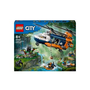 Lego® City 60437 Helikoptéra na průzkum džungle v základním táboře
