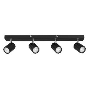Livarno home Nástěnné / stropní LED svítidlo Theia (nástěnné/stropní svítidlo, 4 světla, černá)