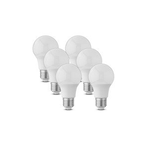 Livarno home LED žárovka, 6 kusů (žárovka E27 neutrální bílá)