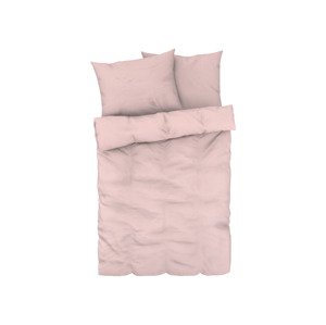 Livarno home Ložní povlečení Renforcé, 240 x 220 cm, 70 x 90 cm (světle růžová)