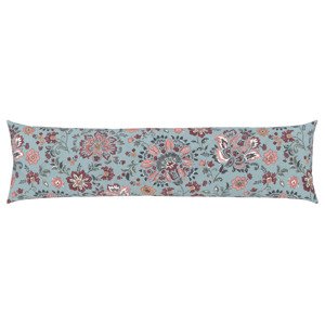 Livarno home Potah na polštář z mikrovláknitého saténu, 40 x 145 cm (květy máty)