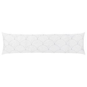 Livarno home Potah na polštář z mikrovláknitého saténu, 40 x 145 cm (Geo)