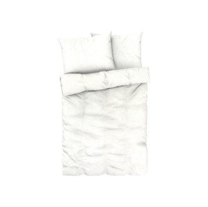 Livarno home Mušelínové ložní povlečení, 220 x 240 cm, 70 x 90 cm (bílá)