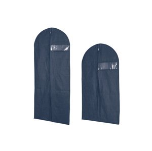 Livarno home Závěsný organizér / Organizér na boty / Obal na oděvy / Úložný box pod postel (obal na oděvy, modrá)