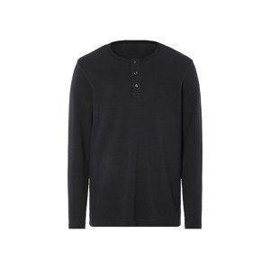 Livergy® Pánské triko s dlouhými rukávy (černá, L (52/54))