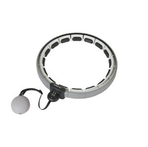 Crivit Obruč hula hoop se závažím (šedá)