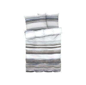 Livarno home Ložní povlečení Renforcé, 240 x 220 cm, 70 x 90 cm (pruhy)