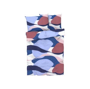 Livarno home Perkálové ložní povlečení 220 x 240 cm, 70 x 90 cm (geometrický vzor)
