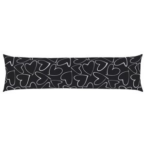 Livarno home Potah na polštář Renforcé, 40 x 145 cm (srdce)