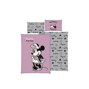Dětské povlečení, 140 x 200 cm, 70 x 90 cm (Minnie Mouse)