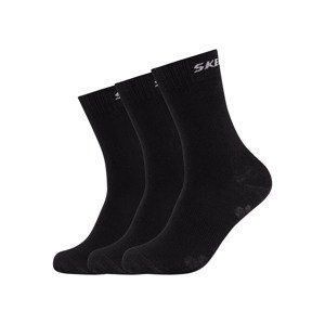 Skechers Dámské / Pánské ponožky, 3/4 páry (35-38, černá ponožky)